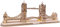 fisca 3D Puzzle Modell Bausatz Londoner Brücke Modell Bausätze mit Led Licht, Model Craft Architecture Building Puzzle Set, DIY-Hobby-Geschenk für Erwachsene (Londoner Brücke)