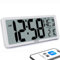 XREXS 13,4'' Digitale Wanduhr, automatische Zeitkalibrierung, batteriebetrieben, HD-Display, mit Kalender, Temperatur, Wecker und Timer, ideal für Wohnzimmer, Küche, Fitnessstudio, Klassenzimmer