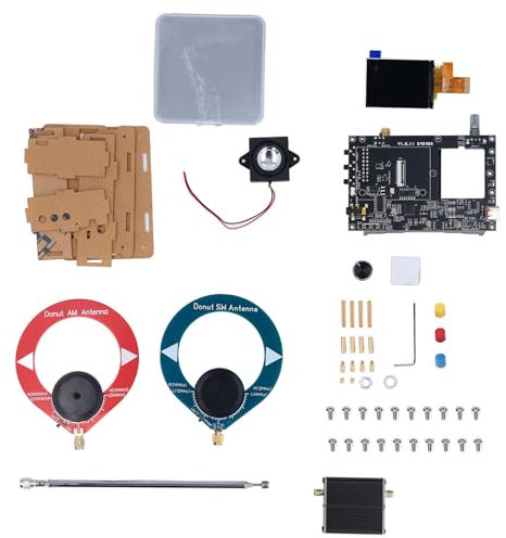 Kit Radio Fai-da-te, Ricevitore Radio Portatile a Onde Corte AM MW SW SSB LSB USB V5A, Kit Ricevitore Audio a Banda Completa per Principianti con Espansione UHF
