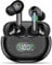 Daysnew Hybrid Active Noise Cancelling Earbuds, Wireless Bluetooth Earbuds with 50Hrs LED Power Display, IPx5 Waterproof, Immersive HiFi Stereo Sound, Ture Wireless Earbuds for iPhone/Android, Black