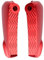 Klanata Fußrasten hinten, schwarze klappbare Fußstütze, 1 Paar, Anti-Rutsch-Design für Vespa GT 125/200 & GTS 250ie/300ie (Red)