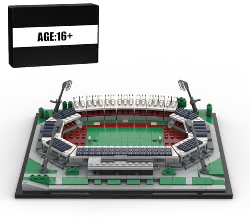 ToyGhillied Haus Klemmbausteine Burg Deutsch Steigerwaldstadion Architektur-Szene, DIY Berühmte Wahrzeichen-Modelle für Erwachsene, Sammlerstück oder Heimbüro-Ausstellung-942 Teile