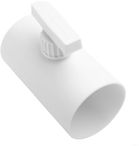 Kunststoff-Luftmengenregelventilk, PVC-Belüftungsk, manuelles Luftmengenregulierventil, ABS-Kunststoff, Absperrventil, runder Schalter, Luftstopp und Rückschlagventil (75 mm)