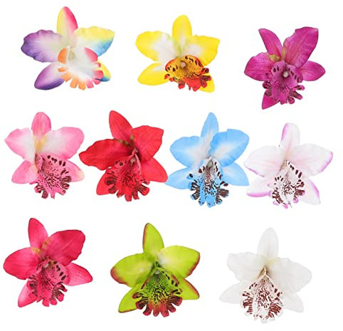 FRCOLOR 10stücke Teiliges Blumen-haarclips Für Damen Elegante Haarklammern Mit Blüten- Für Hochzeiten Und Besondere Anlässe Verschiedenen Farben Erhältlich