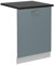 Vicco Geschirrspülblende R-Line, Geschirrspüler Fronttür, Blau-Grau, 60 cm, AP Anthrazit