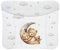 Ceba Baby® weiche Wickelauflage 75x72 cm - Baby Wickelunterlage - Wickeltischauflage für Junge und Mädchen - Wasserdicht, abwaschbar - OEKO-TEX® Standard 100 - Made in EU - Bär auf dem Mond