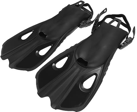 ARTSEWPLY Aletas De Buceo y Natación para Adultos Aletas Flotantes Entrenamiento Snorkel Ajuste Rápido
