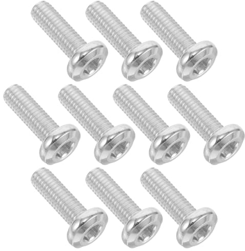 HAPINARY Vis de Remplacement pour Disque de Frein Moto et Véhicule Électrique, Lot de 10 Boulons en Alliage M8X25, Fixation Solide et Anti-Desserrage pour Maintenance Régulière