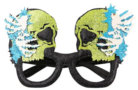 FUZYXIH Kreative Brille, einzigartig geformte Brille, Vintage, lustige Brille für Kostümpartys, leichtes Kostüm Spektakel