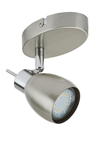 Briloner Leuchten Deckenleuchte, Wandleuchte, LED Lampe, Deckenlampe, LED Strahler, Spots, Wohnzimmerlampe, Deckenstrahler, Wandstrahler, Deckenspot, schwenkbar [Energieklasse A+]
