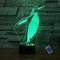Optische Täuschung 3D Pinguin Nacht Licht 16 Farben Andern Sich Fernbedienung USB-Strom Touch Schalter Dekor Lampe LED Lampe Tisch Kinder Brithday weihnachten Geschenk