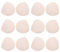 6 paia Donne Push Up Inserti in mesh per reggiseno sportivo o Bikini e Senza Spalline (beige)