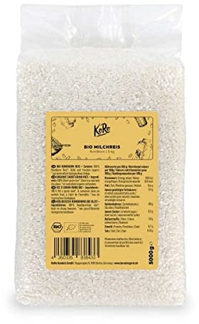 KoRo - Riz rond bio 5 kg - pack valeur Riz gluant à grains ronds issu de l'agriculture biologique à 100% sans additifs