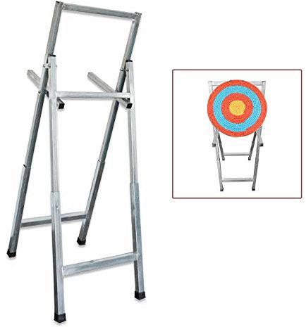 MILAEM Bogenschießen Klappbarer Zielscheibe ständer Stehlen Ziel Rack Recurve Bogen schießen Ziel Rahmen Jagdzubehör