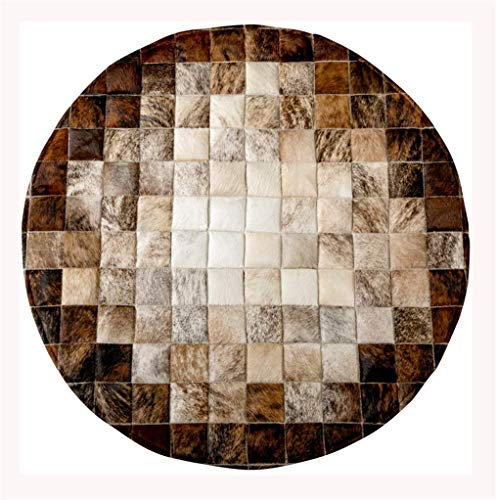 Vip Leather NEU KUHFELL Patchwork Teppich Cod 38860HRA (100 cm)