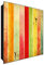 DekoGlas Schlüsselkasten Aus Glas Schlüsselbox Schlüsselschrank 30 x 30 cm Abschließbarer Kasten Motivschlüsselbox Kratzfest Schlagfest 50 Haken Schreibtafel Beschreibbar Holzfarbstrich