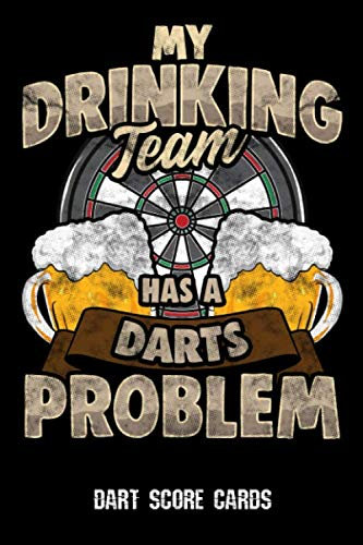 Dart Score Cards: Darts Scorebook, Score Keeper, 6x9, Darts Cricket and 301 & 501 Games