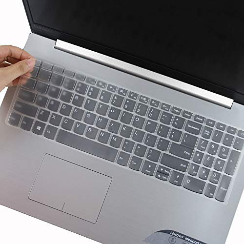 Custodia per tastiera 2020 Lenovo Ideapad 3 15 15,6 pollici FHD con tastierino numerico tastiera Skin Protector, 2020 Lenovo Ideapad 3 15 accessori, trasparente (layout US)