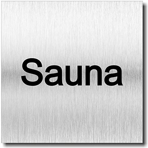 Panneau de porte pour sauna avec impression UV 12 x 12 cm – 3 mm – Fabriqué en Allemagne – N° d'article 983