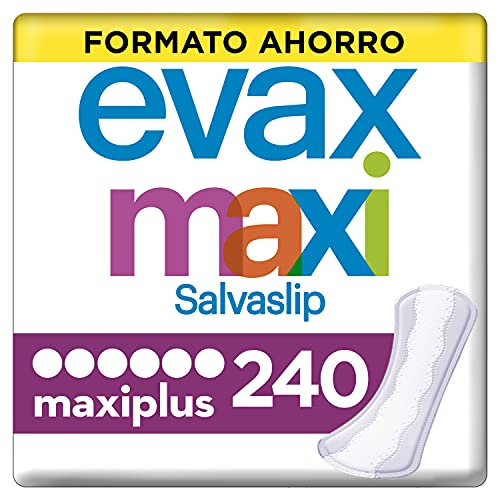 Evax Salvaslip Maxiplus, 240 unidades, Protección, Comodidad y Sistema No Olor