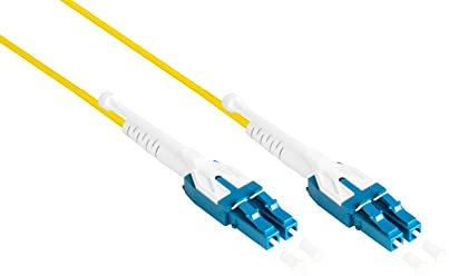 Good Connections OS2 - Cable de fibra óptica dúplex - LC a LC - Uniboot - Cable de fibra óptica 9/125-1/10/40/100 Gigabit Ethernet - Cable de fibra óptica - Cable de conexión - 7,5 m