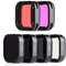 SOONSUN 6er-Pack Objektivfilter für GoPro Hero 11 10 9 Schwarz (ND8, ND16, ND32, CPL, Light Red Filter), Neutral Density Circular Polarizing Diving Lens Filter Kit for GoPro Hero 9 10 111 Black