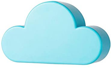 1 x Wolken-Magnet-Schlüsselhaken, selbstklebend, leistungsstarke Magnete, japanisches minimalistisches Design, Schlüsselhalter für die Wand (blau)