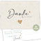 Eummel 25 schöne Dankeskarten im auf 300g Cremepapier | Einfach mal Danke sagen Postkarte | Dankeschön Karten | Danksagungskarten Vielen Dank Karten Boho