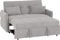 Seconique Chelsea Sofa Bed in Silver Grey Fabric