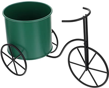 YARNOW Eisen Fahrrad Blumenständer Kreativer Blumentopf Blumenhalter Aus Eisen Passend Für Verschiedene Einrichtungsstile Rustikales Design Für Dekoration Stifthalter
