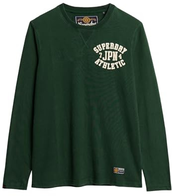 Superdry Herren Vintage Athletic Long Sleeve Top