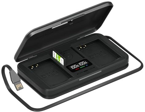 Palogreen NB-7L NB7L Battery Charger - Fast LCD Charger Intelligent for Canon Powershot G10 G11 G12 SX30 CB-2LZ Replacement Battery