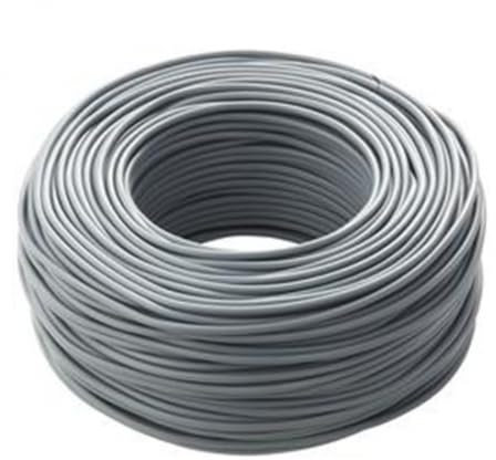 Cavo unipolare N07v-k sezione 1x1.5mm disponibile nelle colorazione marrone giallo-verde blu nero e grigio (20MT, GRIGIO)