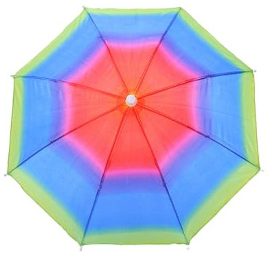 Chapeau De Parapluie, Chapeau Parapluie Pliable, Parapluie Chapeau Coloré De Pêch, Chapeau De Parasol Pliable, Chapeau De Parapluie Anti-UV Casquette, Chapeaux Parapluie Pliables, Taille Unique