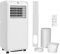 HOMCOM Portable Air Conditioner 7000 BTU, 3-in-1 Cooling, Fan & Dehumidifier Mode, Mobile Air Conditioning Unit with Digital Display, Remote Control, 24H Timer, Window Kit for Rooms up to 26㎡