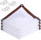 Wkantlaes Bâche de Protection en Polyéthylène PVE Bâche Imperméable Blanc avec œillets Couverture de Haute Densité avec Oeillets en Aluminium Couverture Étanche pour Jardin Piscine,4x5m/13x16.5ft