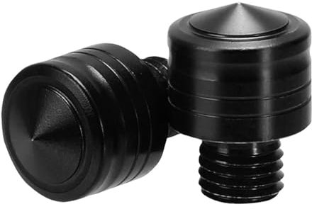 FSMAQNHG Spiegel Loch Cap Für S VS 600 800 DL650 DL1000 DL250 V-Strom 650 1000 1050 XT TL 1000 R Motorrad Spiegel Loch Stecker Schraube Schrauben Abdeckungen Kappen(SCHWARZ)