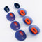 TENNMAK 8 almohadillas de repuesto para auriculares JBL Tune Flex azules