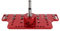 Shelf Pin Hinge Gauge, 2 in 1 Standalone Clamping Jig All Metal Cabinet Hardware Tool Drill Guide with 7 Bits
