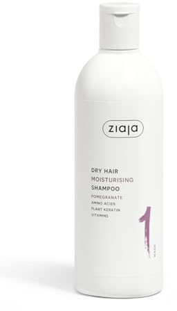 ZIAJA PFLANT ESSENTIALS Feuchtigkeitsspendendes Granatapfel-Shampoo, ohne Parabene