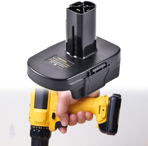 Besshepplo DM18GL Battery Adapter For Conversion For Dewalt Batteries Lithium Battery To NiCad & NiMh Battery Tools