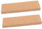 LABRIMP 2pcs Clay Insulating Fire Bricks for Fireplace Woodstove Kiln Lightweight Heat Resistant Blocks for Pizza Oven Jewelry Soldering Outdoor Grills Reusable