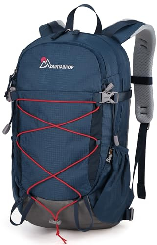 Mountaintop 18L Rucksäcke Herren Damen für Outdoor Wandern | Wanderrucksack klein Rucksack mit Brustgurt Trekkingrucksack Trekking für Camping Wandern Reisen Travel