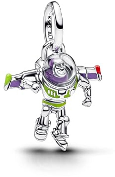 PANDORA Disney Pixar Buzz Lightyear Dangle 794604C01 Charm Anhänger