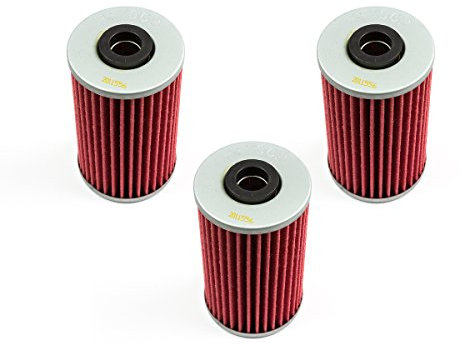 Ölfilter Set 3 Stück Hiflo HF562 für Kymco