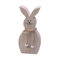 Süßer Hase aus Holz, rosa 12cm Größe S, Hasen-Figur zum Stellen Ostern Oster-Deko Frühling Osterhase