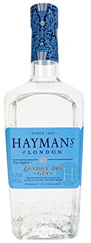 Haymans Dry Gin London 0,7l (41,2% Vol) Spirituose Bar Cocktail Longdrink Gin tonic- [Enthält Sulfite]