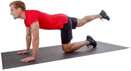 Pure2Improve Floor Mat - Thick Non-Slip Mat for Floor Protection - Home Workout, Gym Equipment, Garage, Play Areas