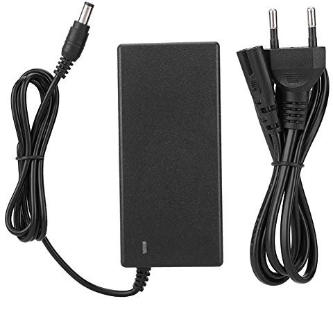 Transformateurs d'alimentation, Adaptateur de Xhargeur d'alimentation Universel 12,6V 3A avec Indicateur LED pour Appareils Électroniques, Lampes LED, Routeur sans Fil, DVD, etc.(EU)