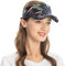 ZLYC Damen Sonnenschild Golf Visor Cap mit Klettverschluss,Schwarz,Gr. Einheitsgröße